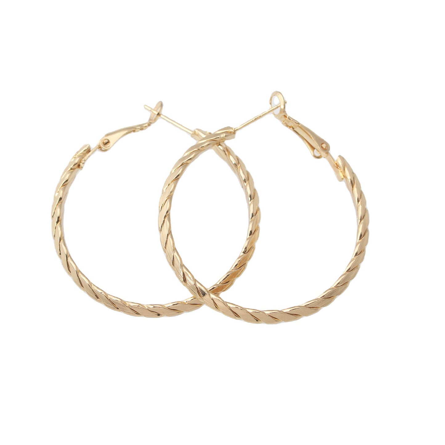 Women's Twist Metal Twisted Minority Fashion Creative Earrings