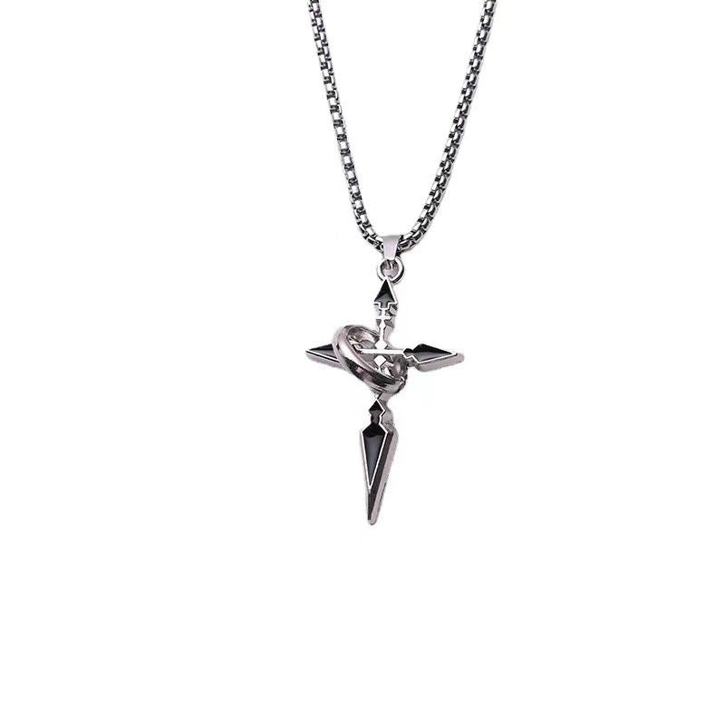 Women's & Men's Cross Fashion Simple Trendy Hip Hop Necklaces
