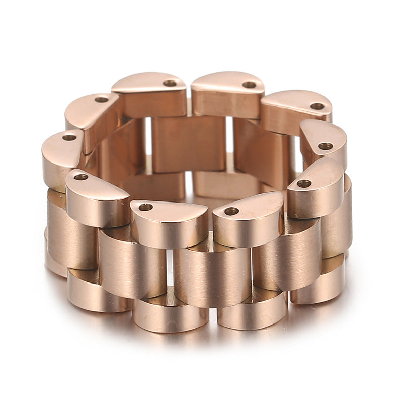 Men's Simplicity Wind Watch Chain Design Hip Rings