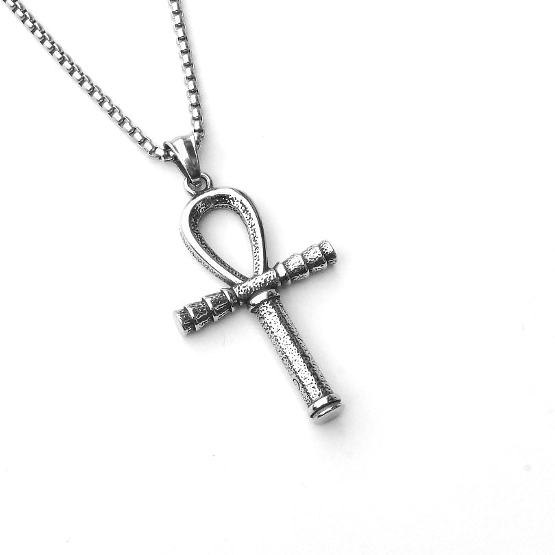 Men's Sword Darkness Dragon Fighter Titanium Steel Necklaces