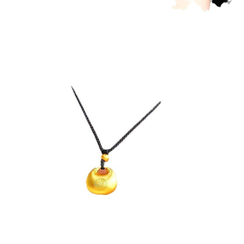 Chinese Style Lock Character Gifts For Necklaces