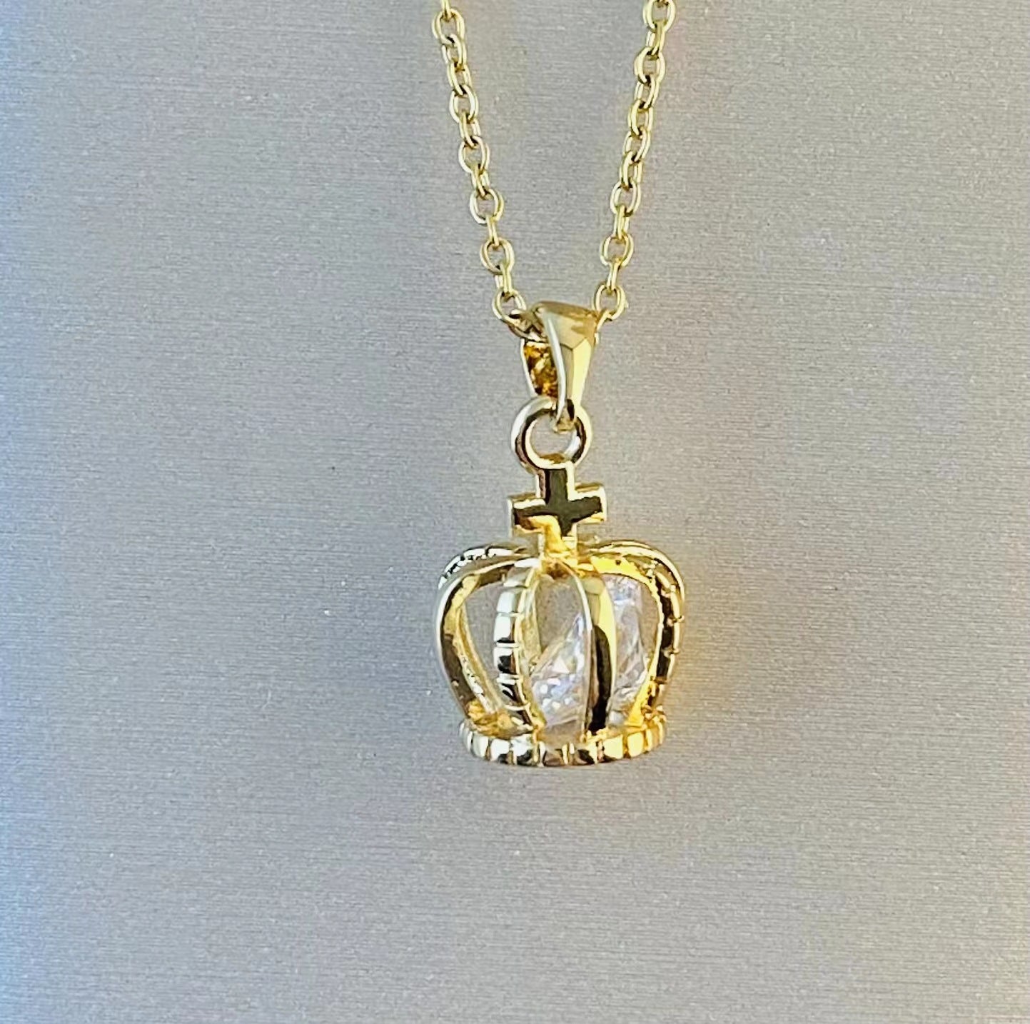 Women's Real Gold Plating Opal Fox Clover Pendants