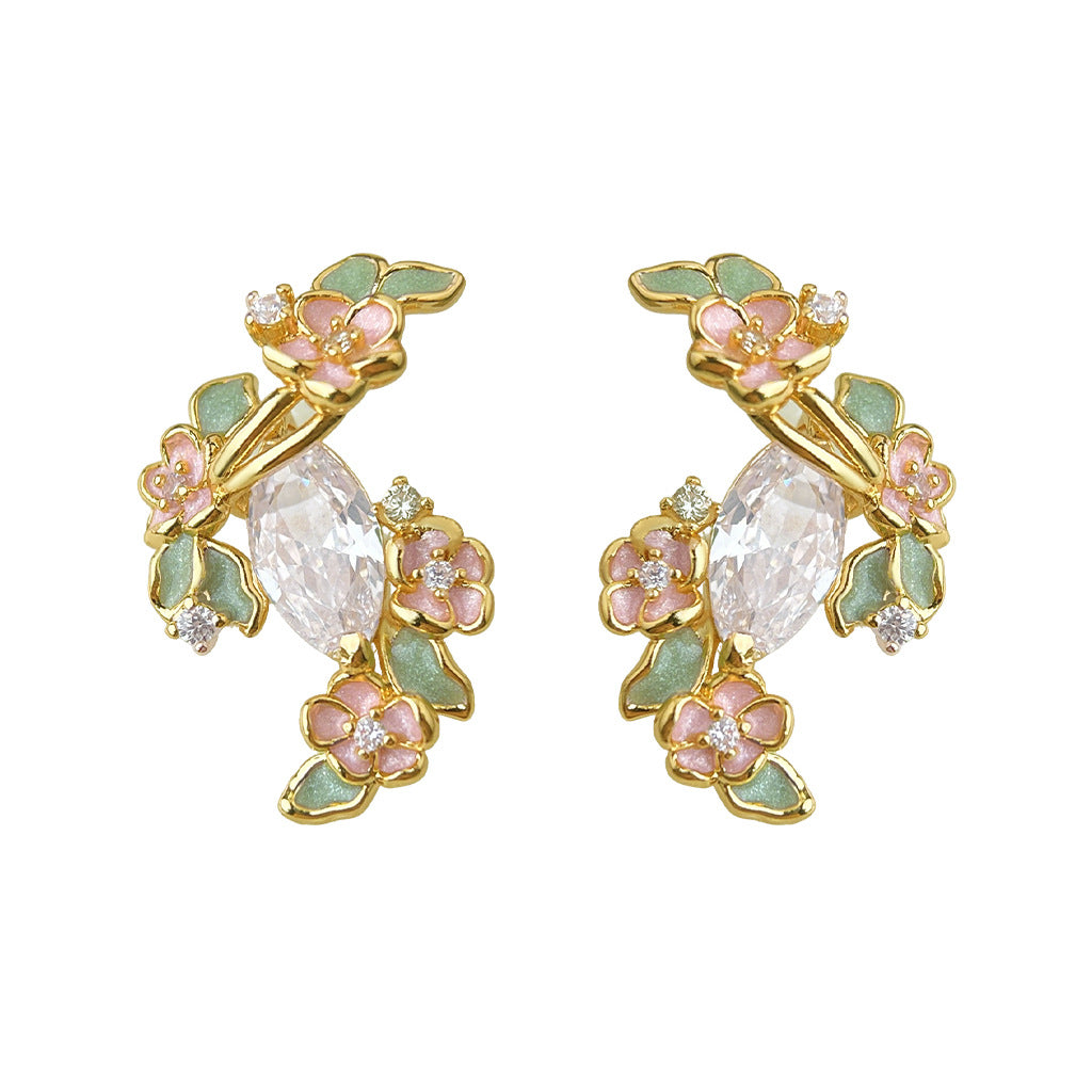 Sea Fresh Sweet Niche Personality Creative Elegant Graceful Er Collection Earrings