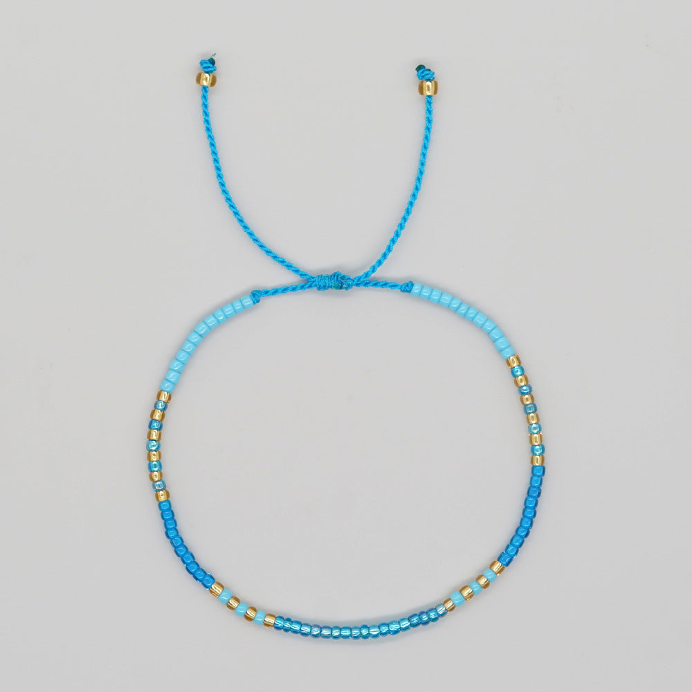 Women's Niche Minimalist Design Bohemian Style Colorful Bracelets