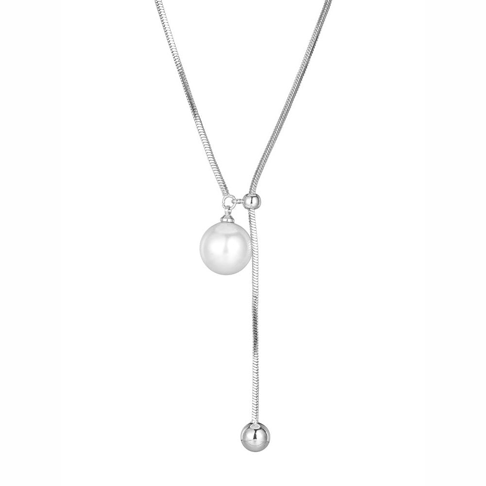 Women's Pearl Sweater Chain Light Luxury Temperament Necklaces