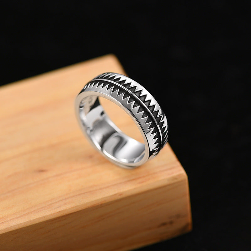 Men's Trendy Hip Hop Retro Hipster Punk Opening Ring
