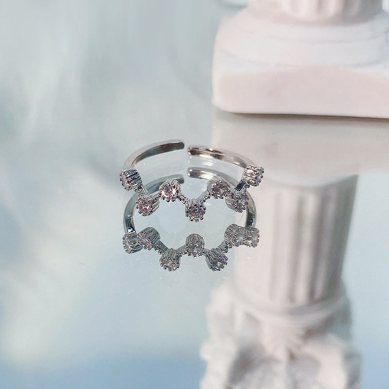 Twist Temperament Open Cold Style Personality Versatile Opening Rings