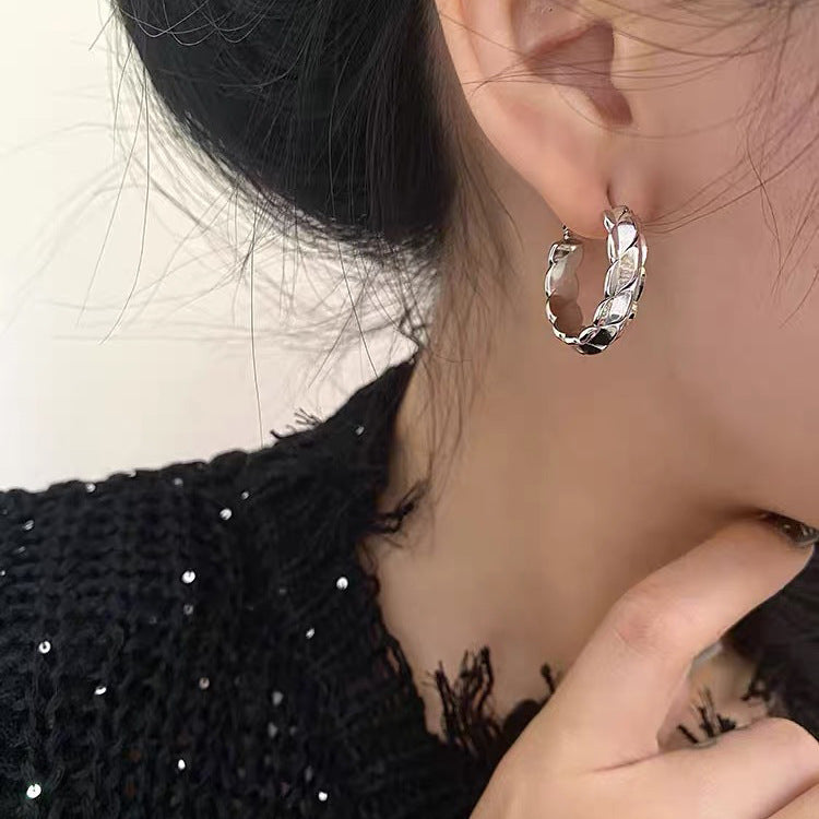 Circle Niche Design High-grade Cold Style Earrings