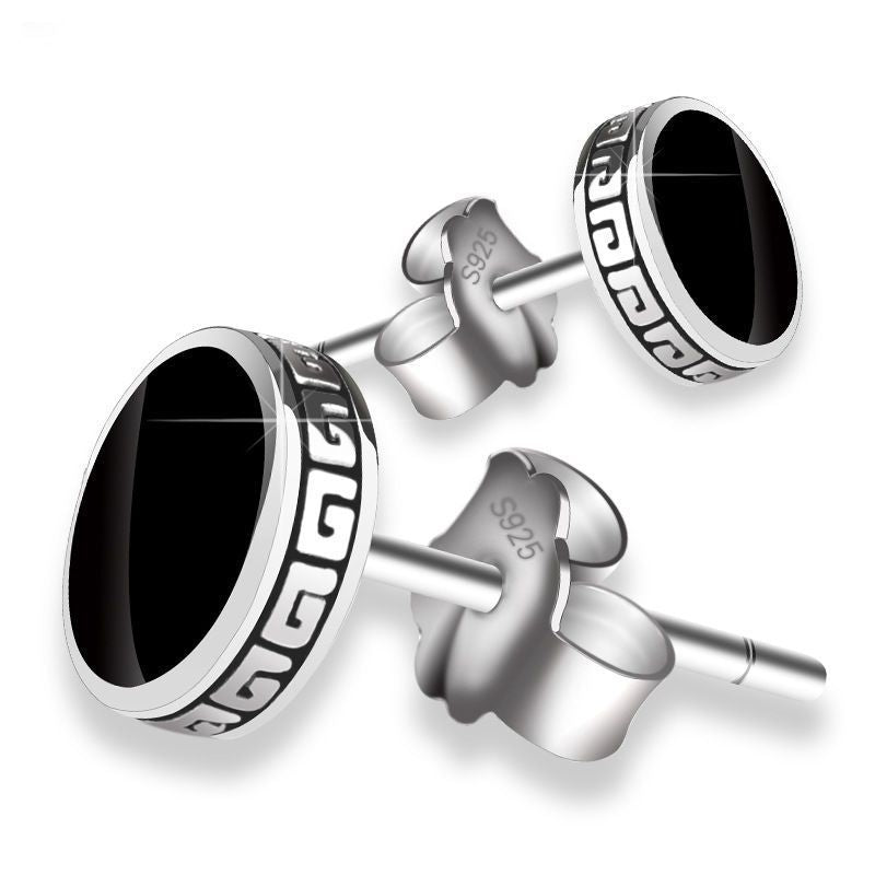 Women's & Men's Personalized Fashionable Single Simple Splendid Boys Earrings