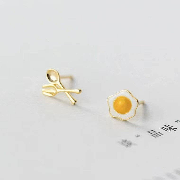Women's Sier Needle Korean Style French Temperamental Pearl Earrings