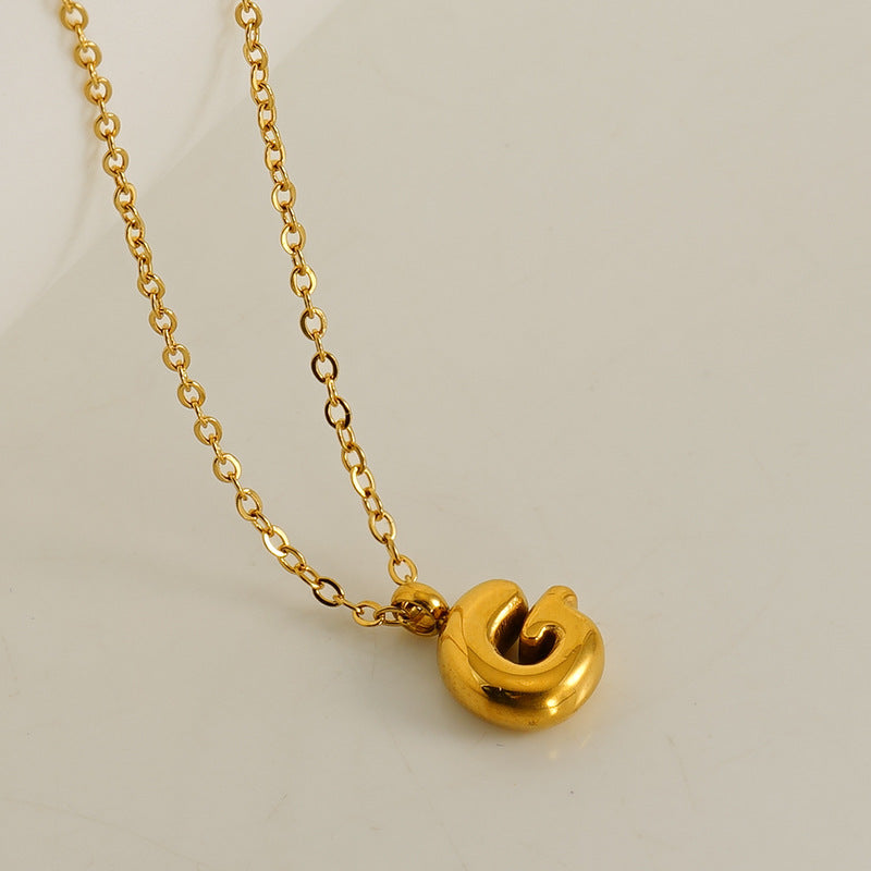 Fashion Simple Temperament English Letter Stainless Necklaces