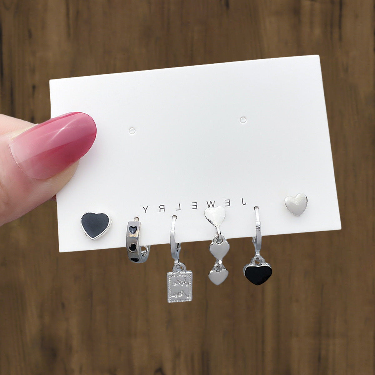 Clip Fresh Sweet Metal Alloy Suit Earrings