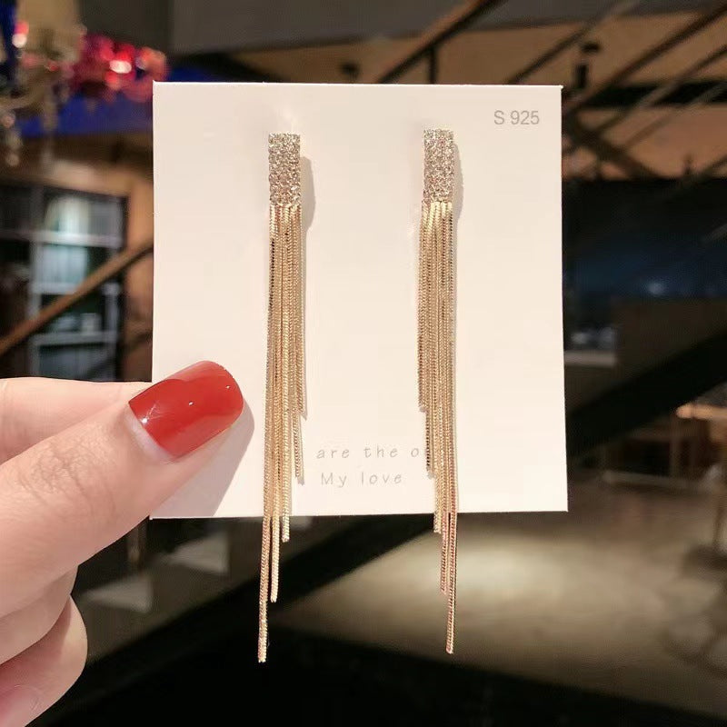 Women's Sier Needle Retro Geometric Metal Design Earrings