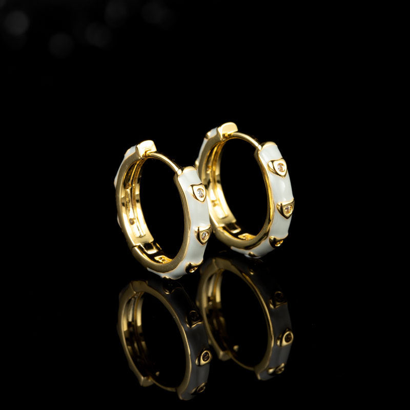 Women's Interest Light Luxury Micro Inlaid Zircon Earrings