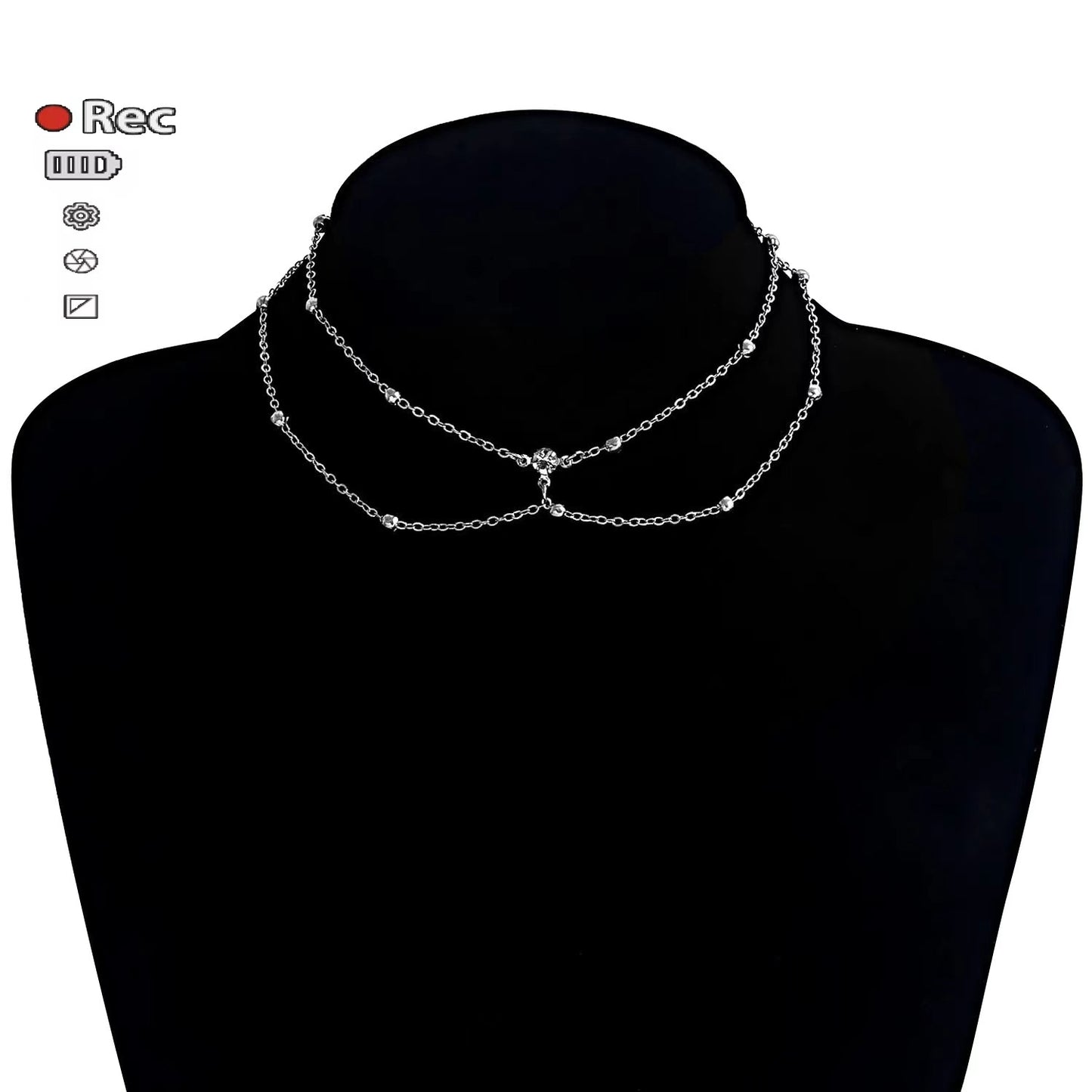 Women's Fashion Diamond Garden Bead Body Charm Necklaces