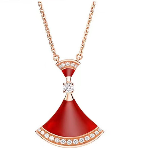 Women's Bao J High Quality V Gold Necklaces