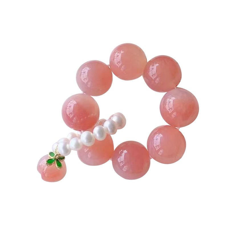Pink Hand Toy Beads Play Gentle Mini Bracelet