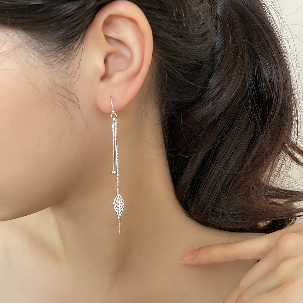Ancient Cat Ning Super Ear Chain Tassel Tea Series Rings