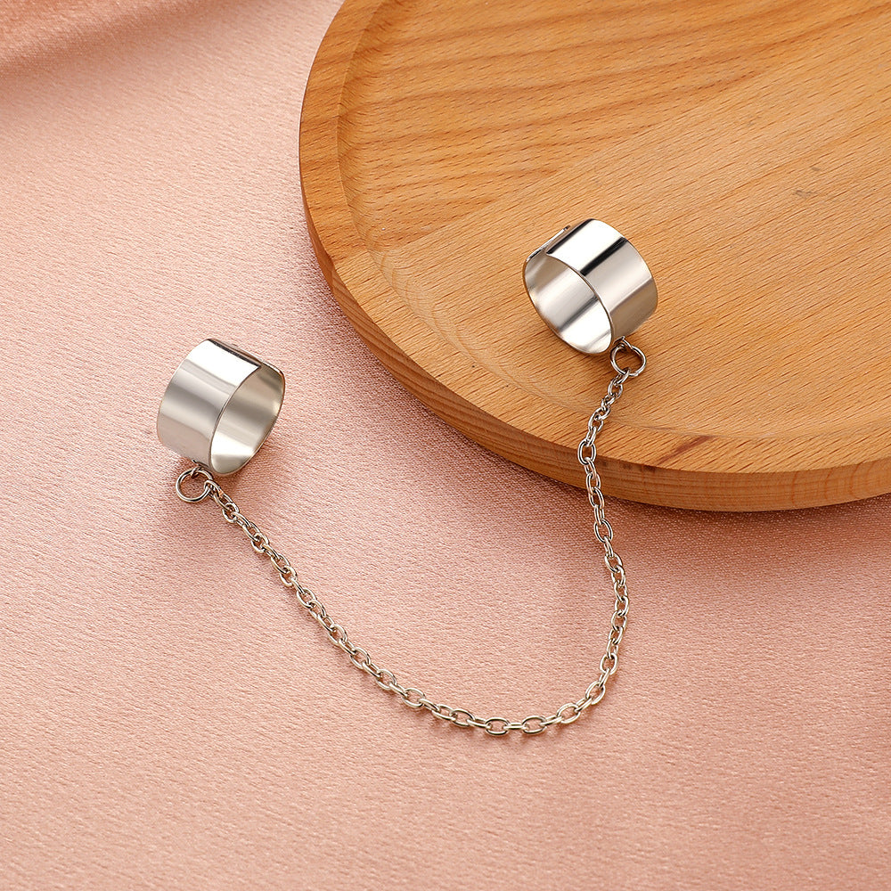 Wind Exaggerated Personalized Alloy Cross Switchable Index Rings