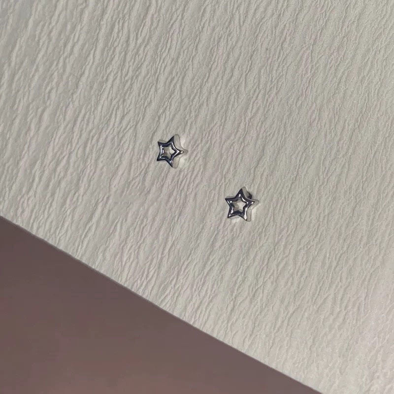 Personality Five-pointed Star Asterism Temperament Cold Earrings