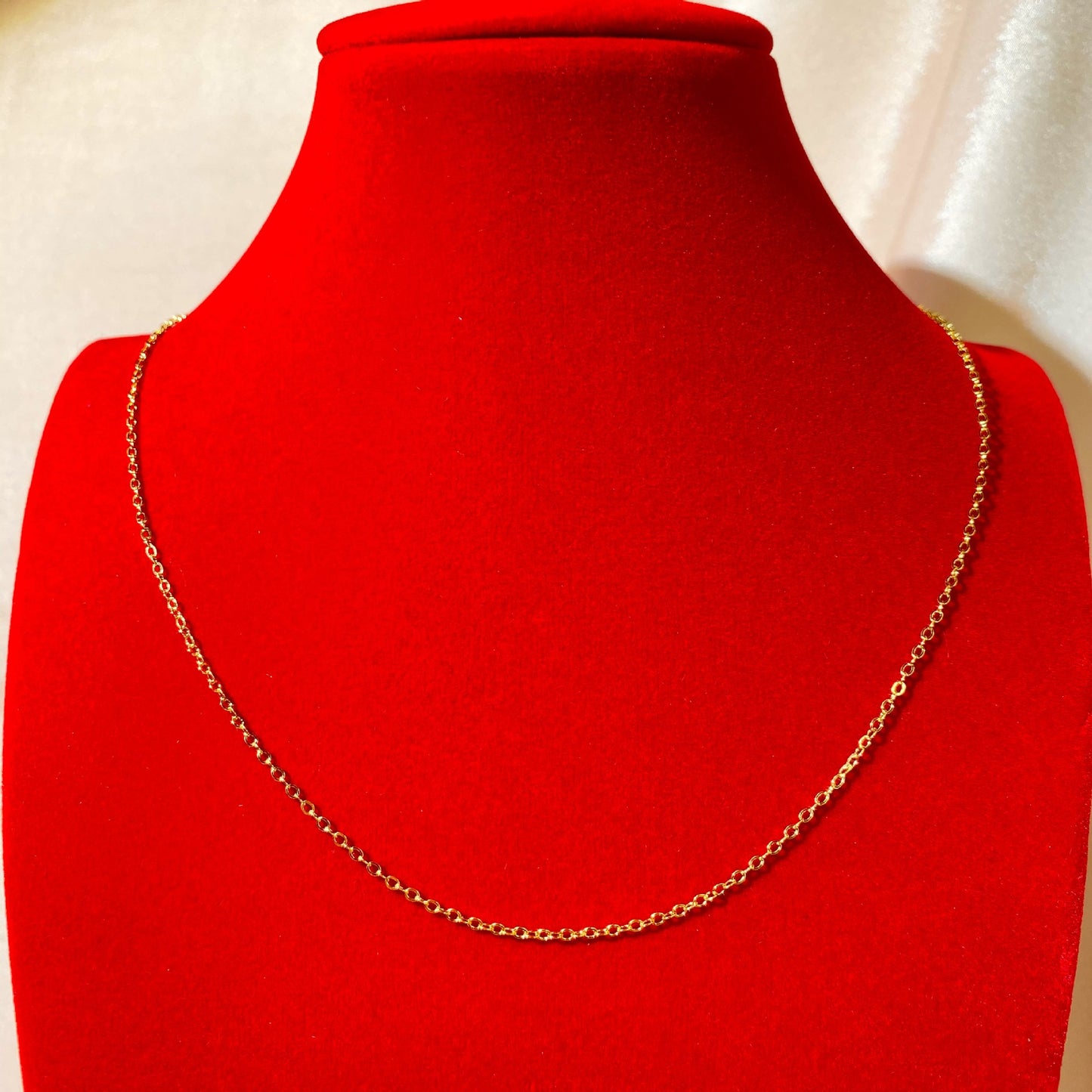 Women's Alluvial Gold Fine Vacuum Electroplated Ball Necklaces