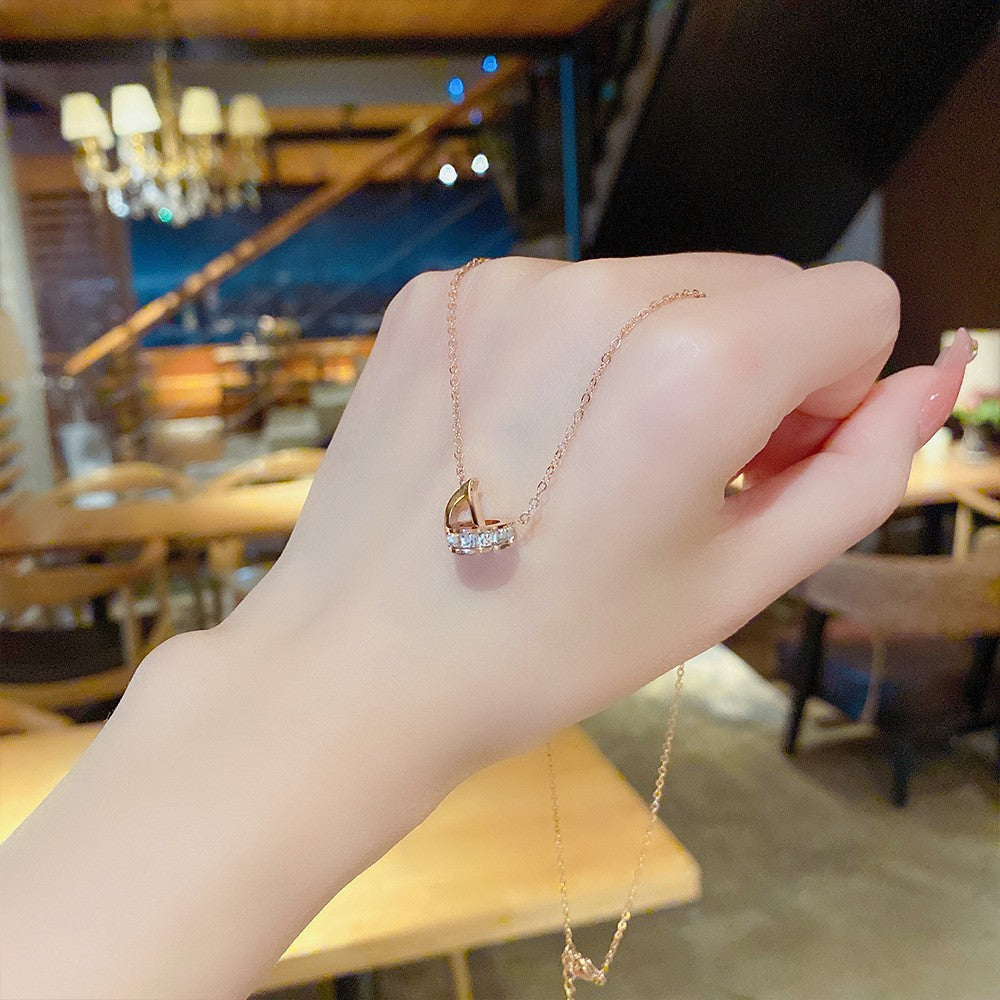 Women's Luxury Titanium Steel For Niche Design Necklaces