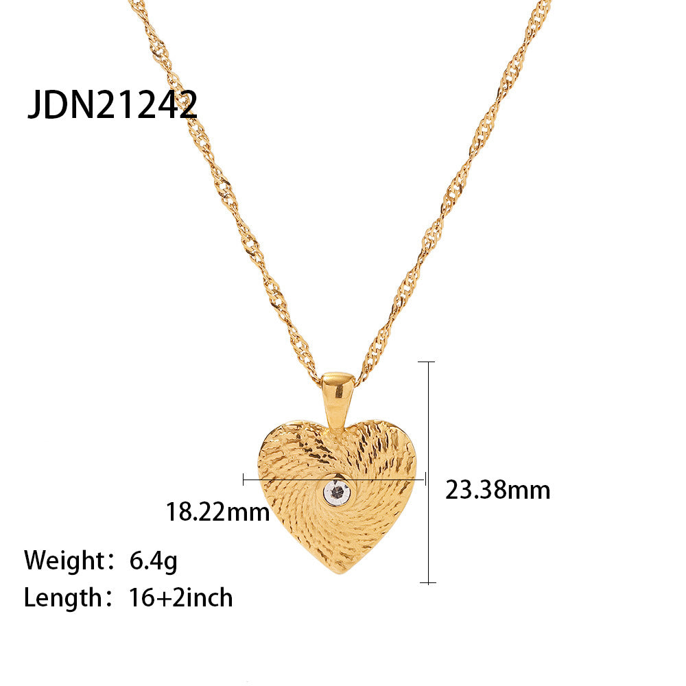 Women's Round Cold Style Retro Temperament Personality Necklaces