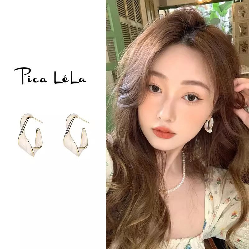 Women's High Sense Niche Temperament Retro Sier Earrings