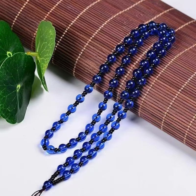 Women's & Men's Woven Crystal Bead Rope Jade Lanyard Necklaces