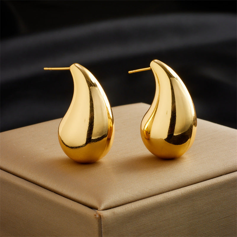 Fashion Minimalist Design Irregular Geometric Water Earrings