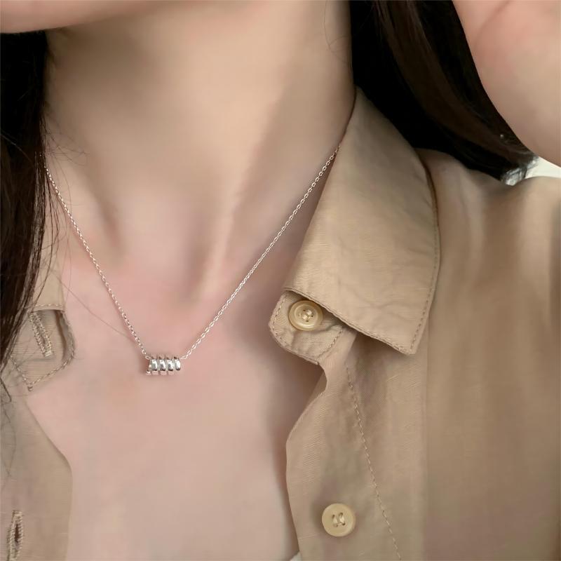 Does Not Fade Female Summer High Sense Minimalist Rhinestone Necklaces