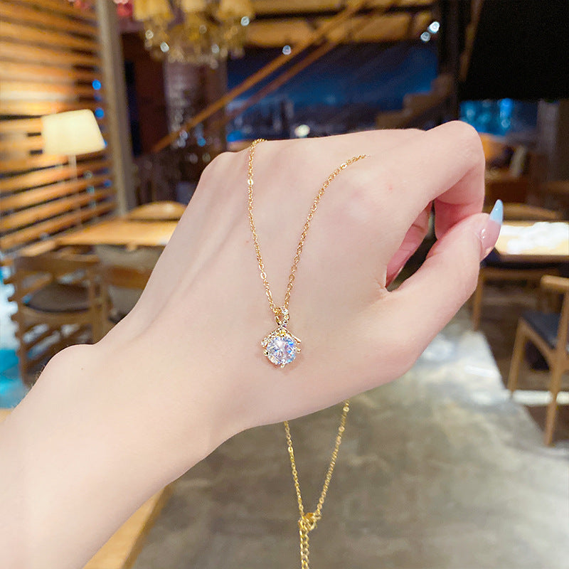 Women's Luxury Titanium Steel For Niche Design Necklaces