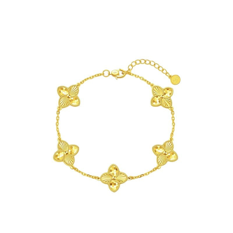 Clover Female Sweet Cute Girlish Style Light Bracelets