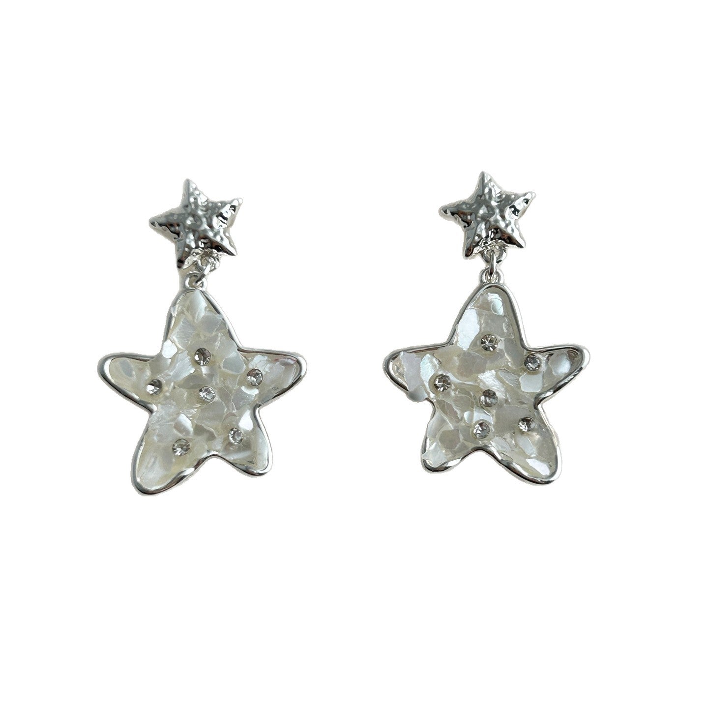 Drill Star Ear Female Special Interest Light Stud Earrings