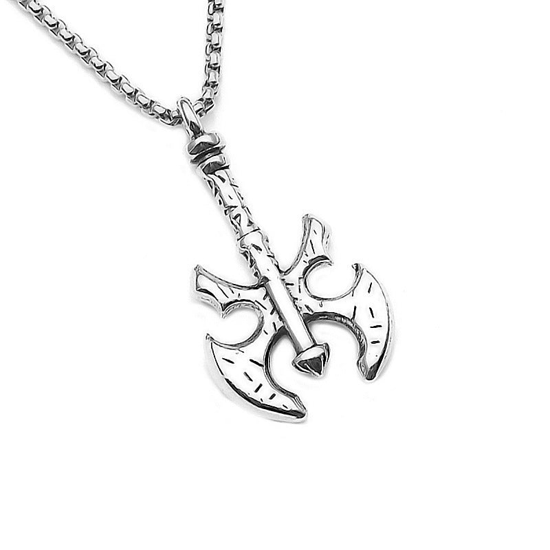 Popular Ornament Vintage Viking Boys Titanium Steel Necklaces