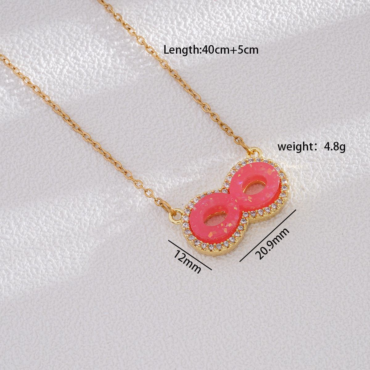 Women's Fashion Personality Inlaid Zircon Color Graceful Necklaces
