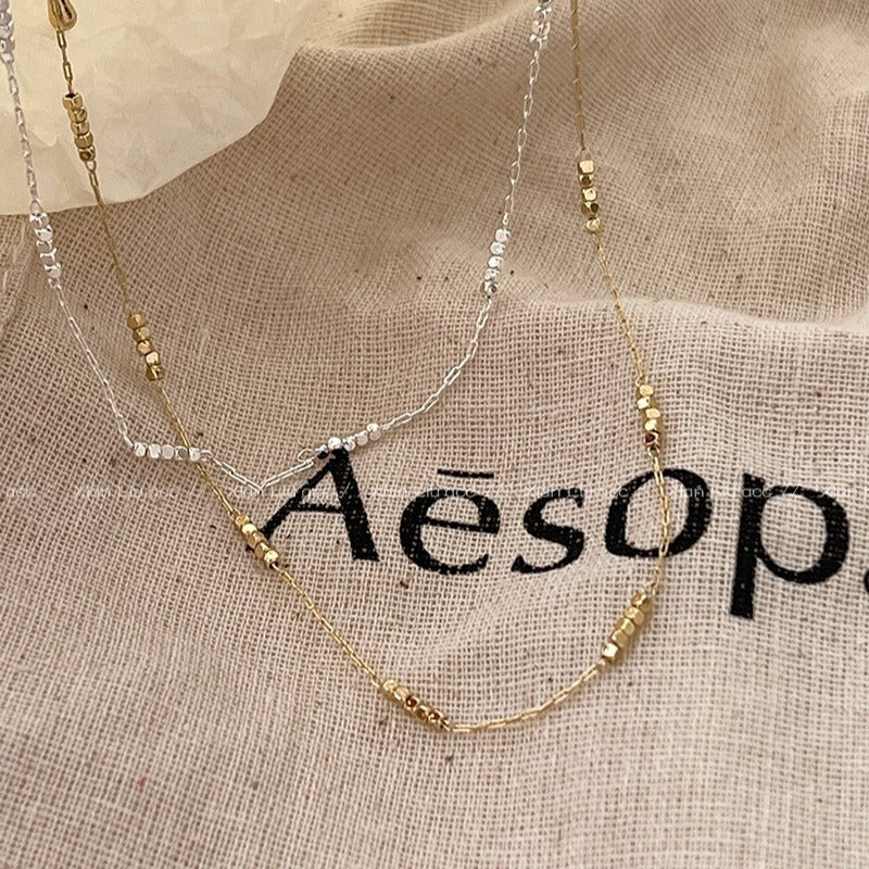 Women's Small Pieces Of Sier Niche Clavicle Chain Necklaces