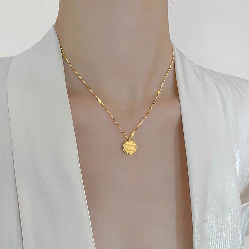 Clavicle Chain National Gift For Girlfriends Necklaces