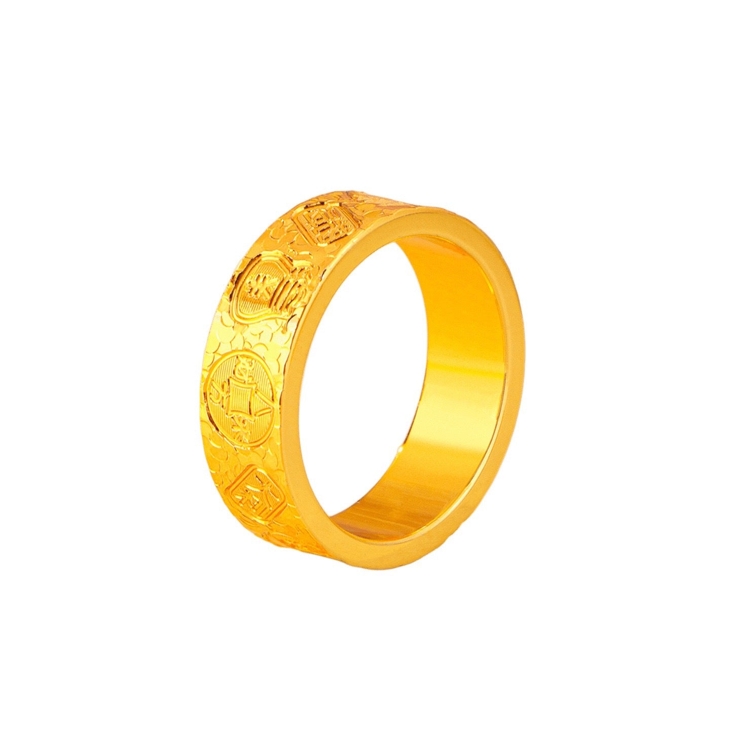 Flash Lucky Words Mush Ice Female Light Ring