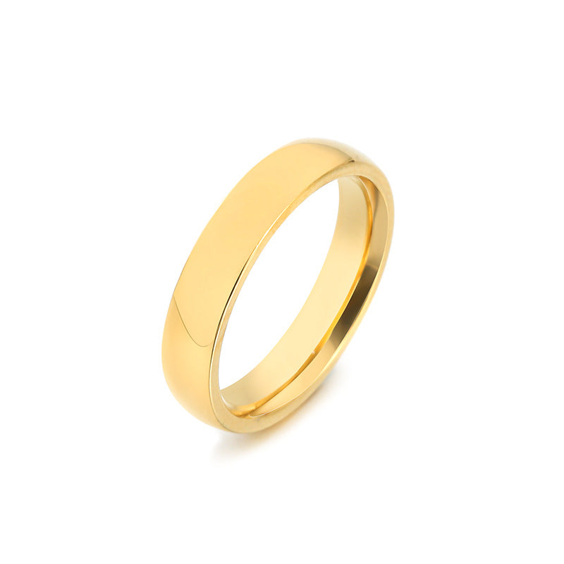 Steel Female Niche High-grade Light Luxury Titanium Rings