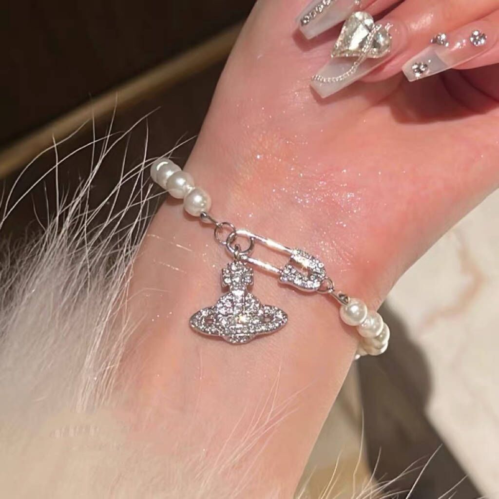 Mother Style Imitation Pearl Female Niche Geometric Necklaces