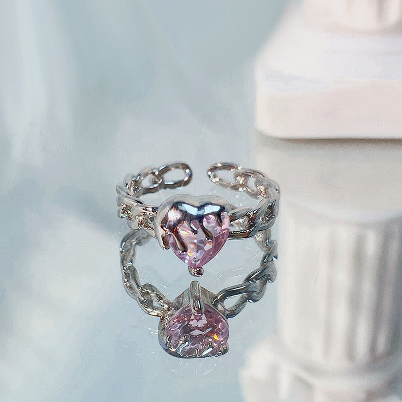Twist Temperament Open Cold Style Personality Versatile Opening Rings