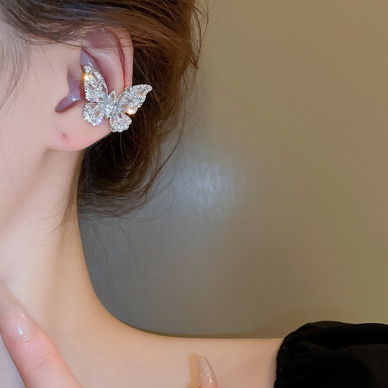 Women's Clip Affordable Luxury Fashion Niche Single Elegant Earrings