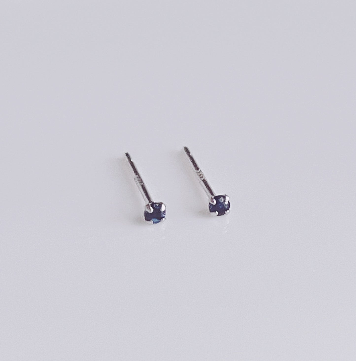 Sterling Sier Zircon Color Ear Bone Earrings