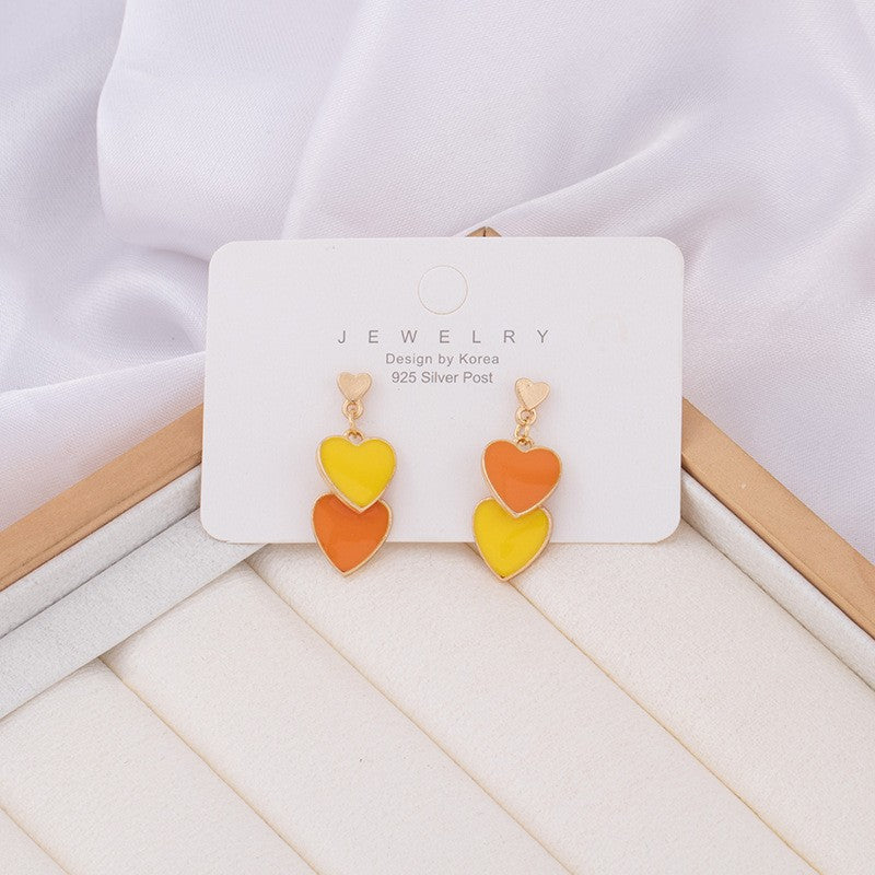 Needle High-grade Pearl Bow Flower Tulip Earrings