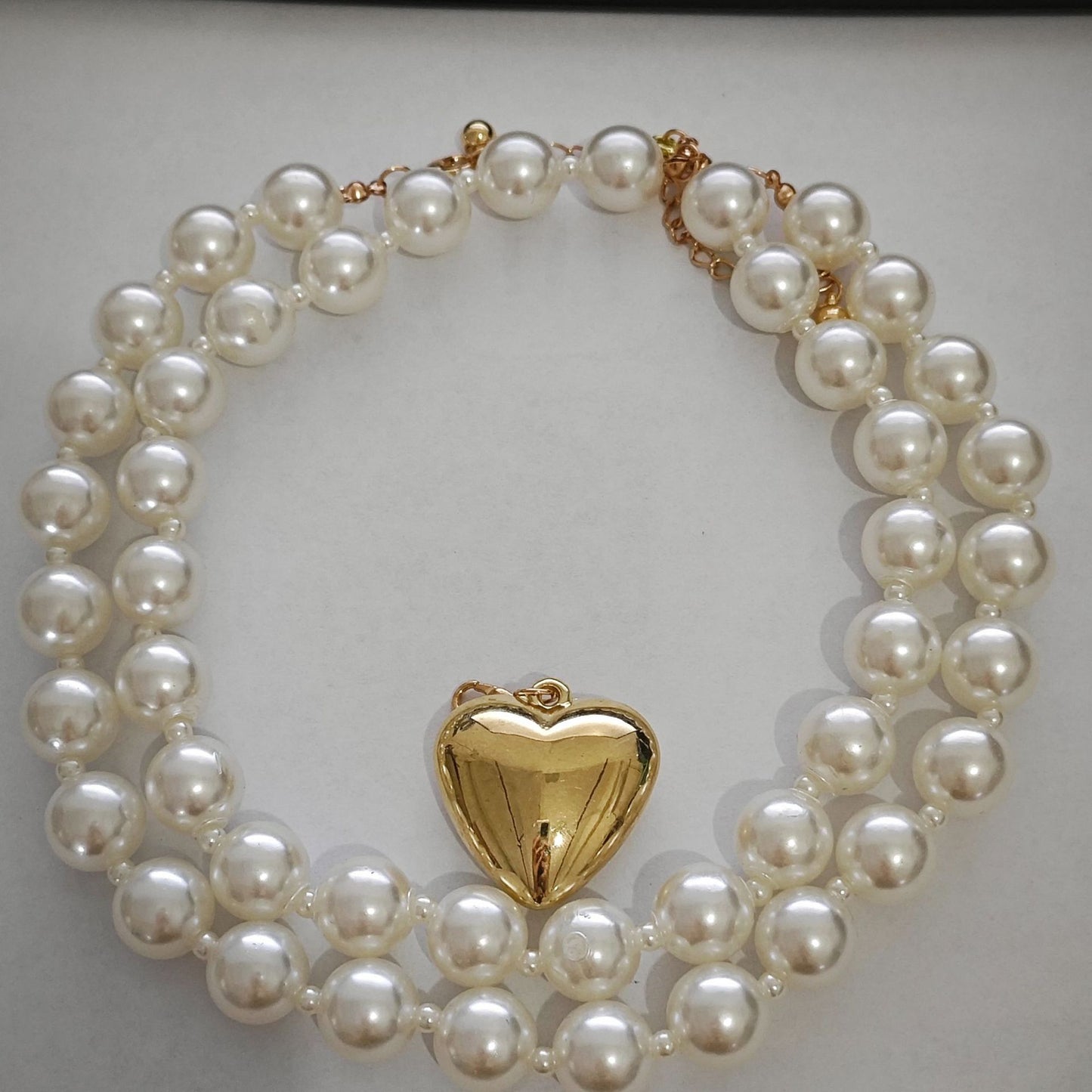 Women's Ornament Exaggerated Round Beads Punk Short Necklaces