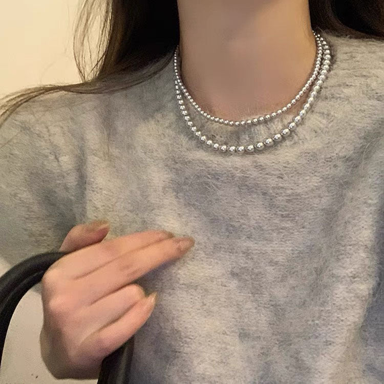 Women's Pearl High-grade Temperament Wild Sweater Chain Necklaces