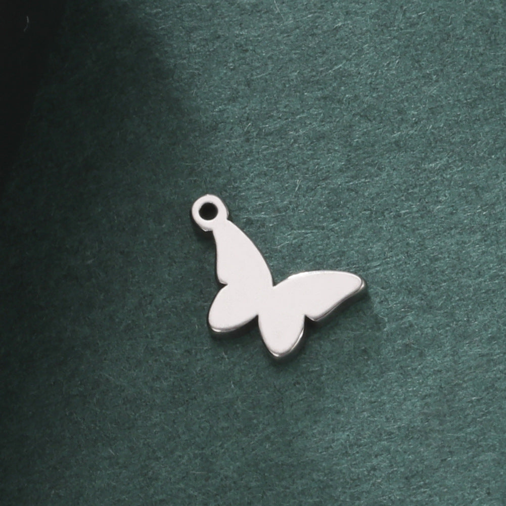 Jewelry Titanium Steel Cutting Real Gold Plating Pendants