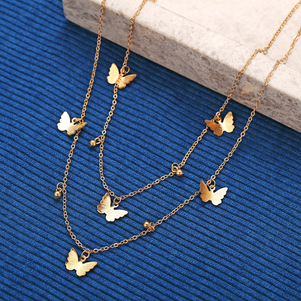 Fashion Stylish Cold Style Personality Butterfly Necklace