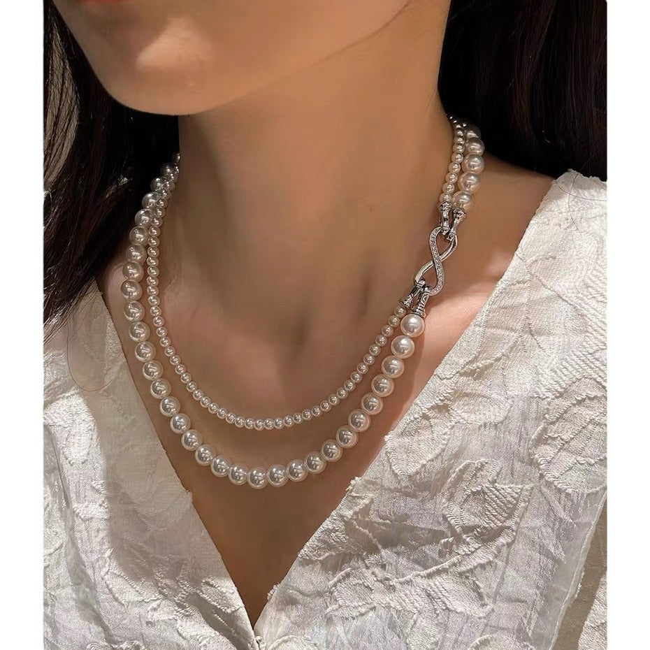 Horoscope Buckle Four Sweater Chain Shell Necklaces